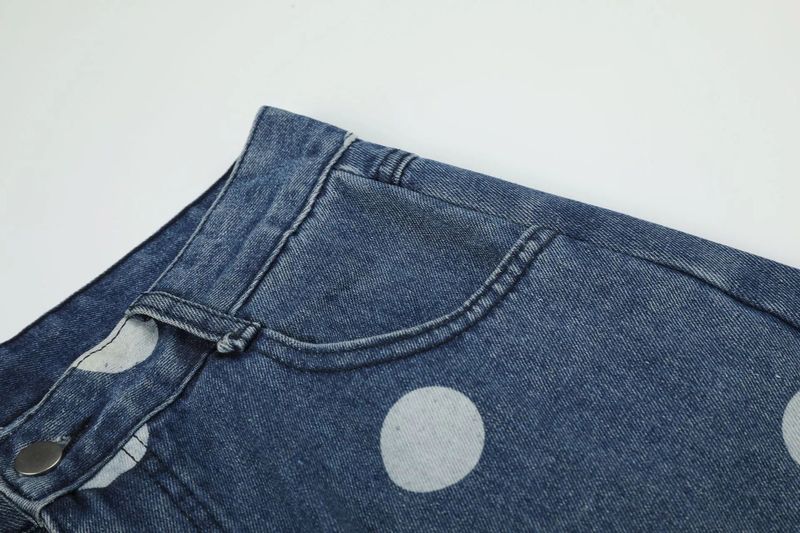 Big Dot Barrel Denim Jeans