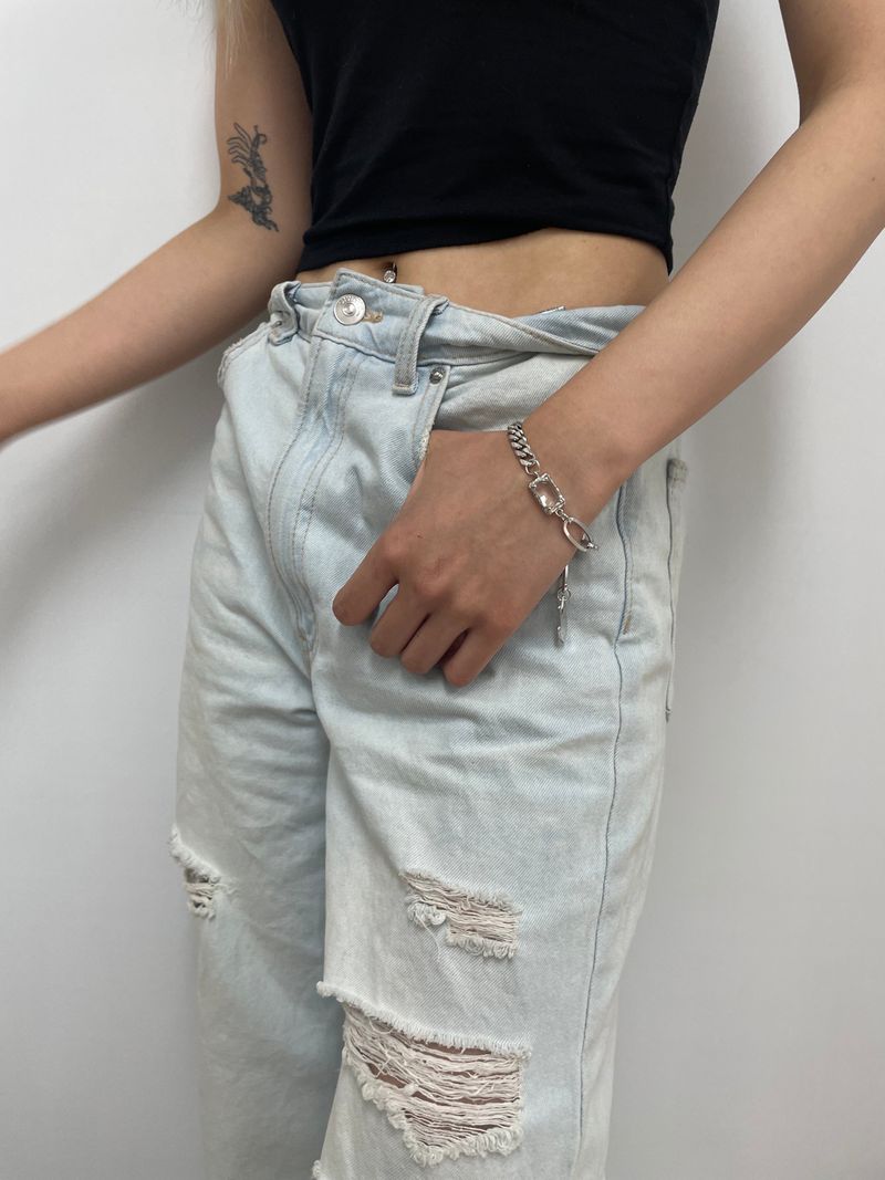 no.74 bracelet silver