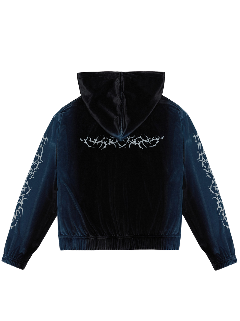 Tribal Velvet Hood(BK)