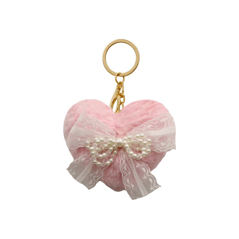 SWEET RIBBON HEART KEYRING