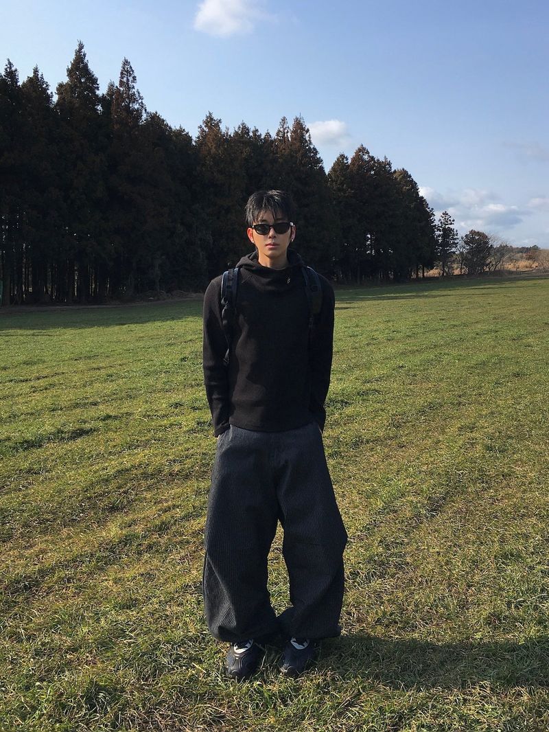 Berrow striped denim pants