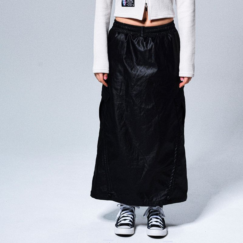 freakishbuilding(フリーキッシュビルディング)の「HEART BAND CARGO LONG SKIRTS (BLACK)(Skirts)」