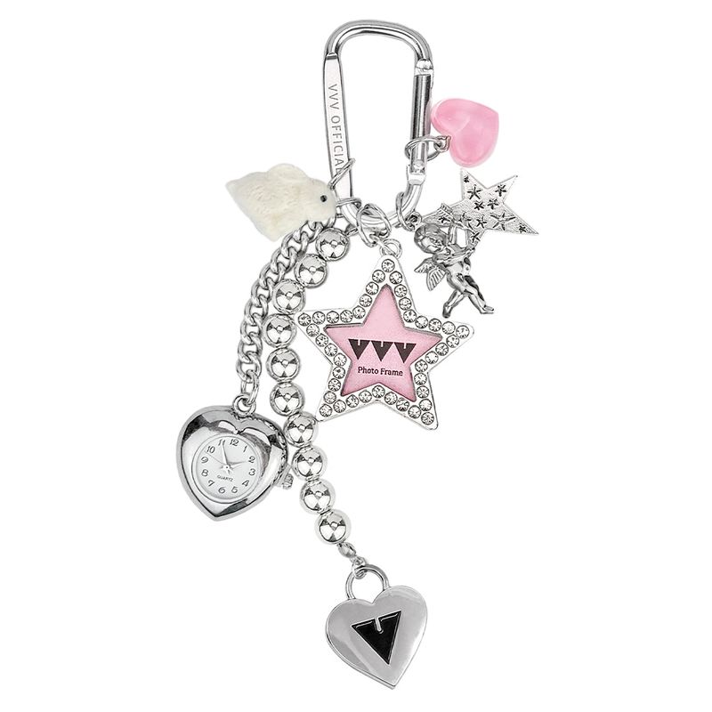 VVV（ブイブイブイ）の「Alice Logo Heart Star Keyring（Toys/Key Holders）」