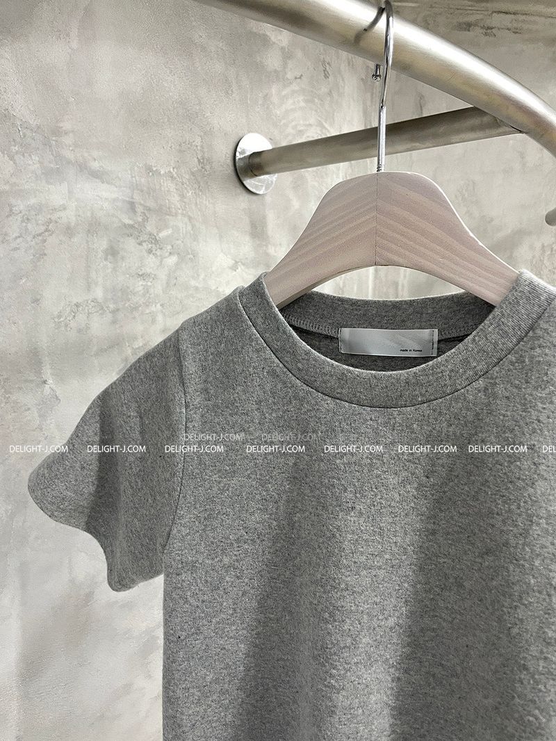Warm Napping Cropped Short-Sleeved T-Shirt