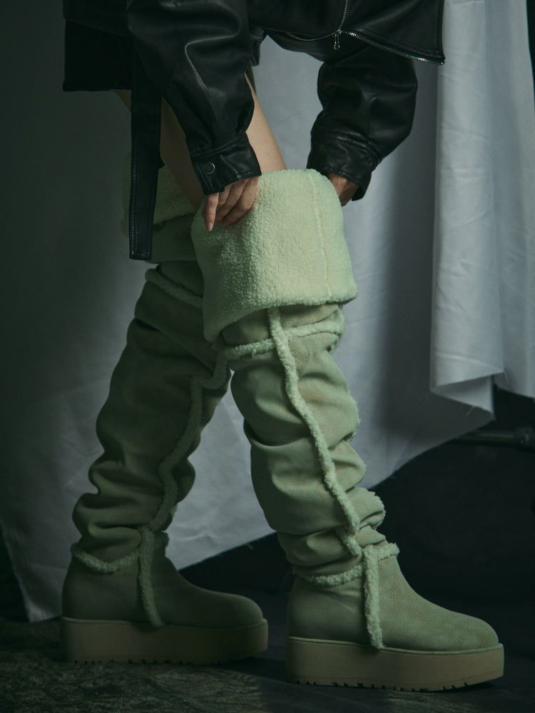 SHEARLING LONG BOOTS