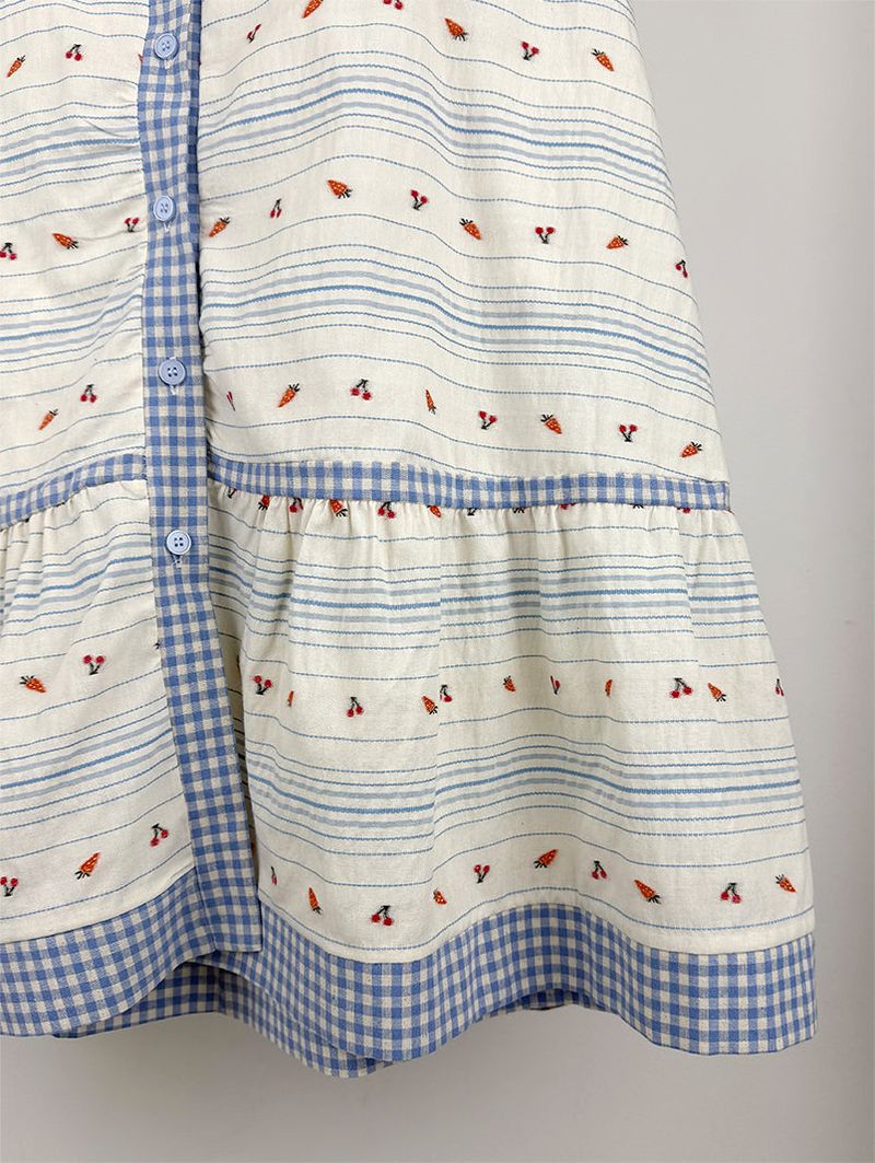 CARROT BUTTON FULL SKIRT (2C)
