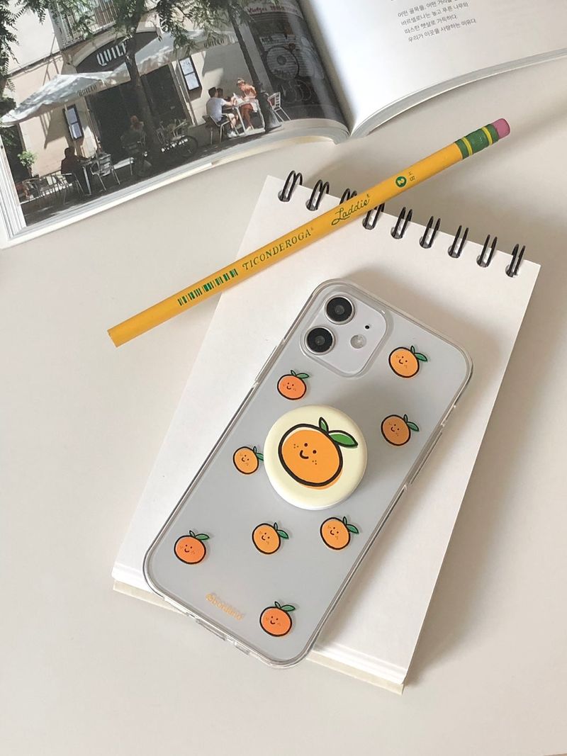 Tangerine shower iphone case