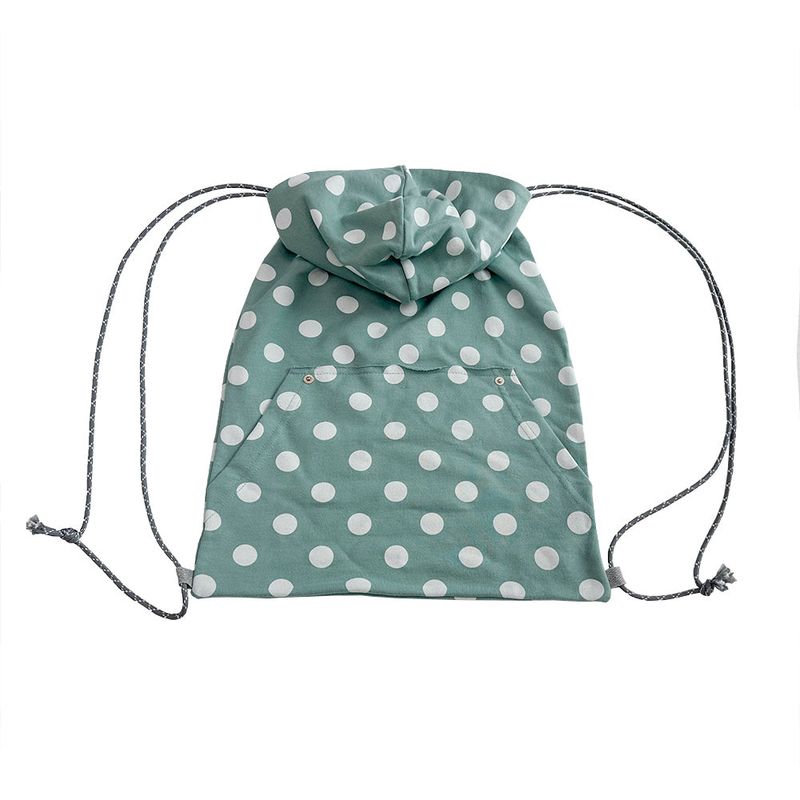 Peeling Dot Hood Bag