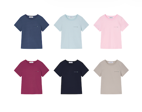 mini slogan t-shirt / fog
