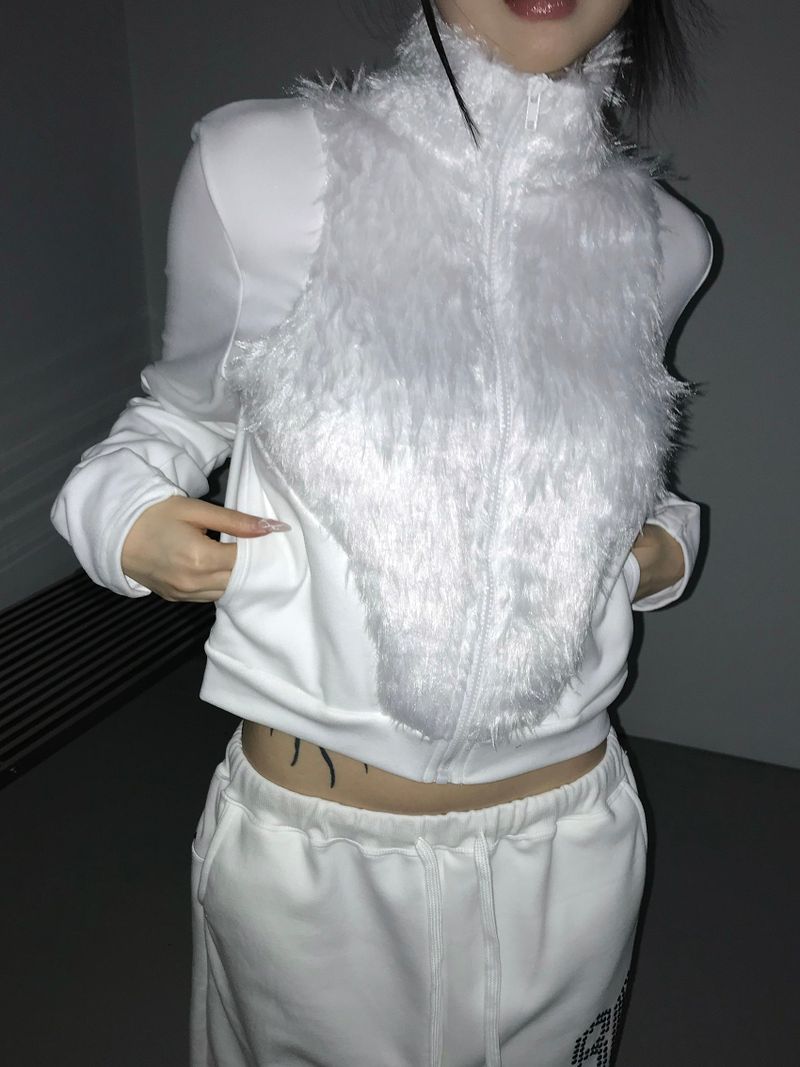 plumage zip-up (2 color)