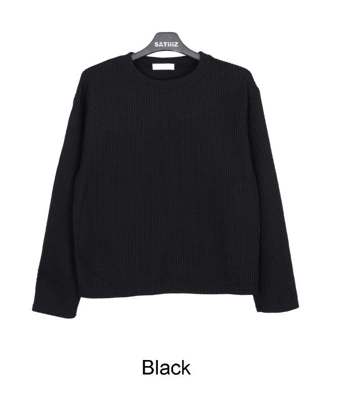 Ropel Ribbed Knit Long Sleeve