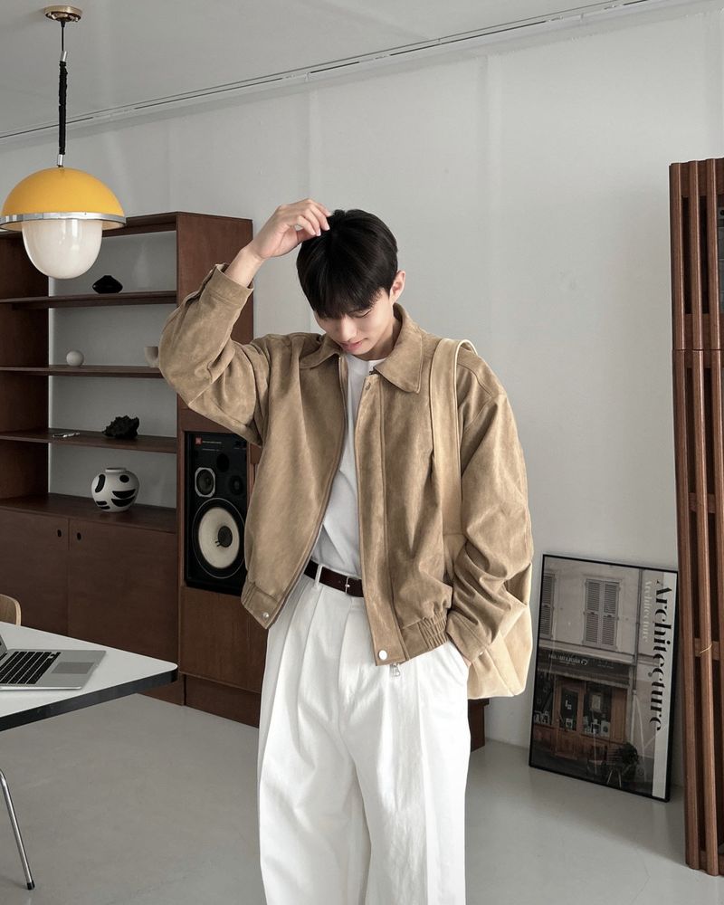 BONE SUEIDE JACKET