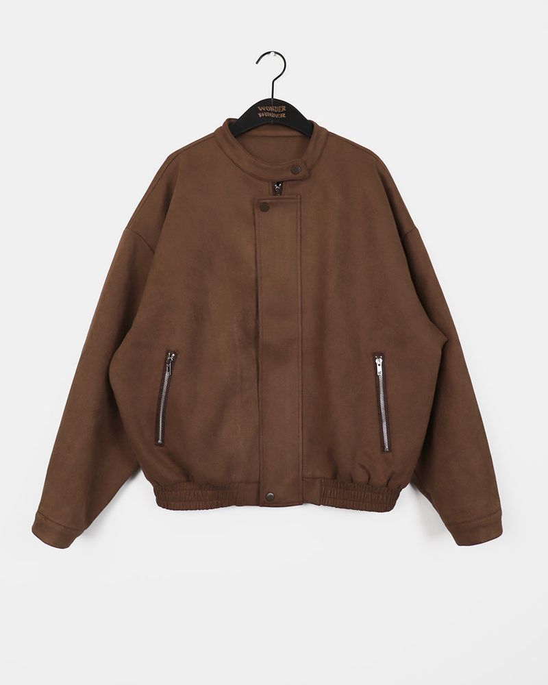 Mover suede blouson jacket jumper