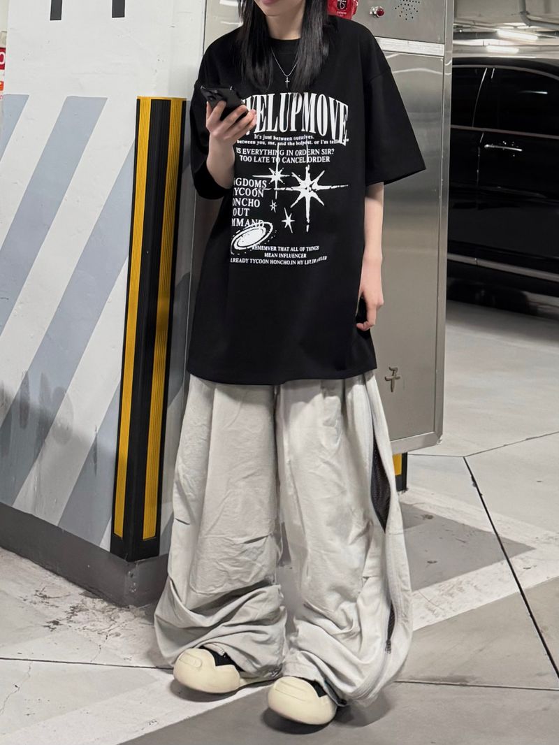 two-way mesh nylon pants