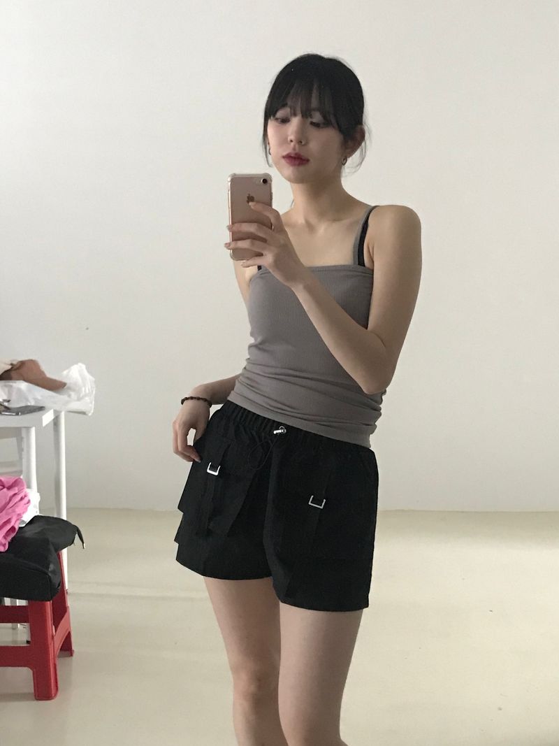 Square cargo shorts