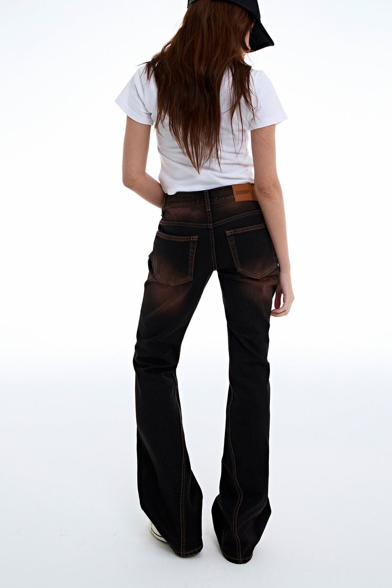 MP WASHED BOOTSCUT JEANS BLACK