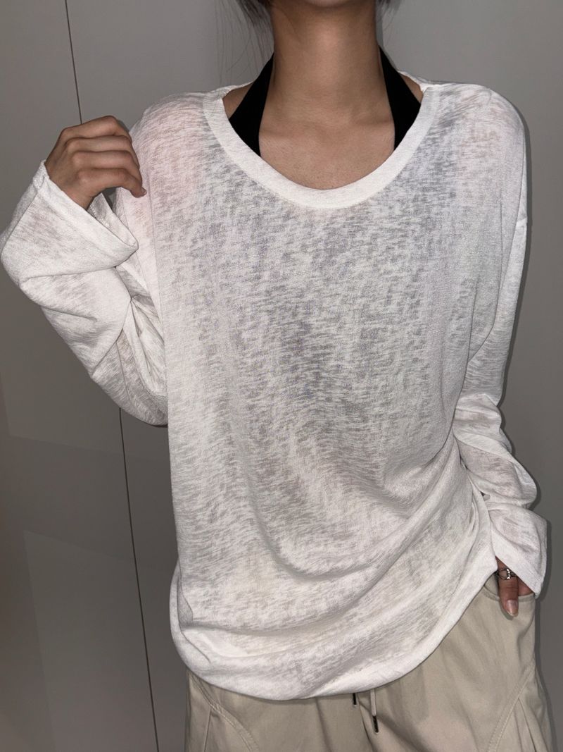 CCORTTI(コルッティ)の「Blooming Loose Sun-Protection Knit Top 5color(Tops)」