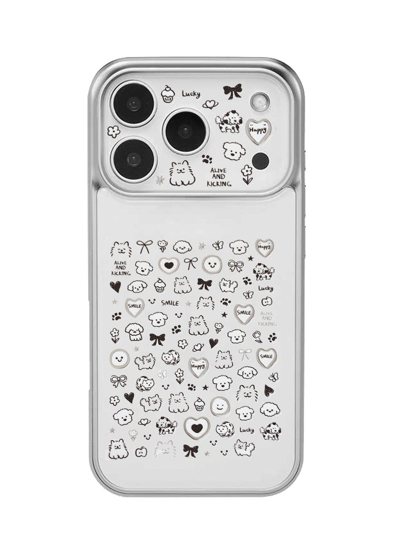 Camera Nail Deco Sticker Set (01 Smile Friends)