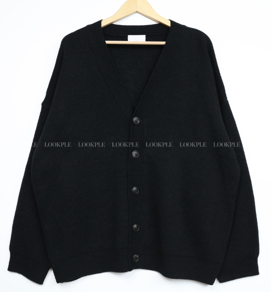 flander plain overfit cardigan