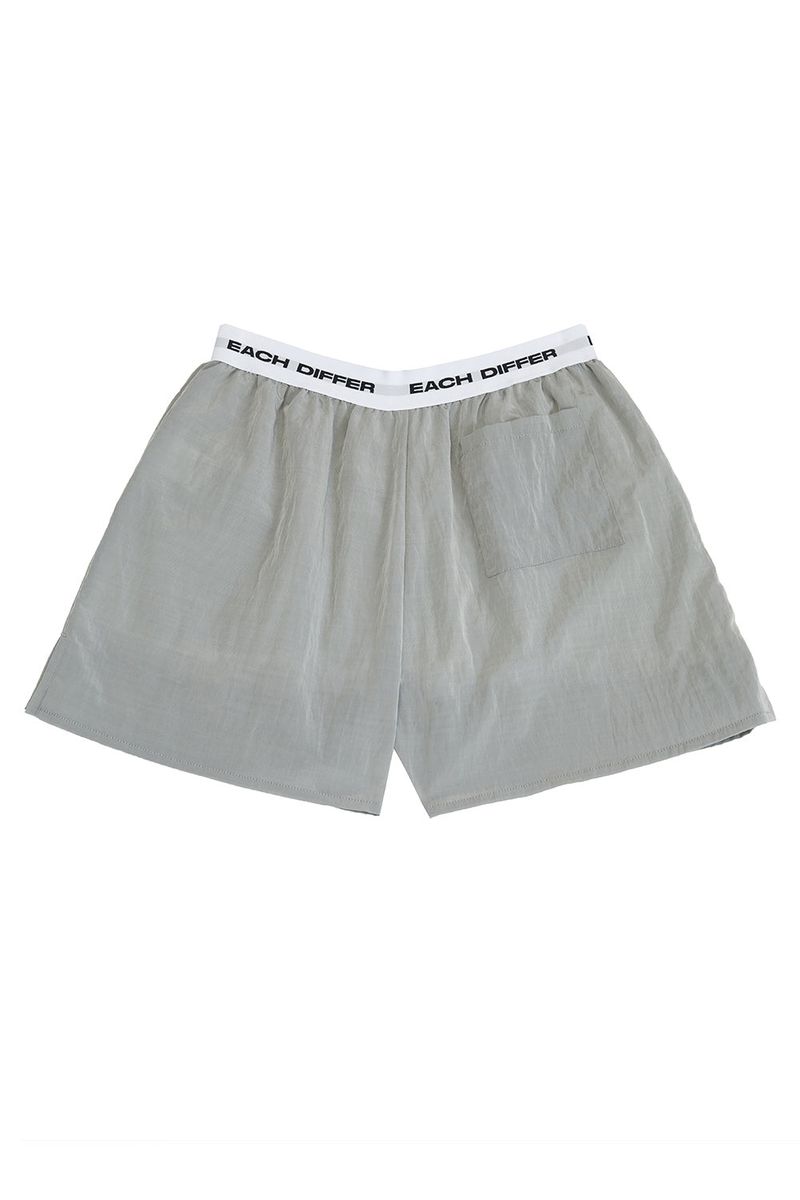 LOGO BAND SHORTS_GRAY