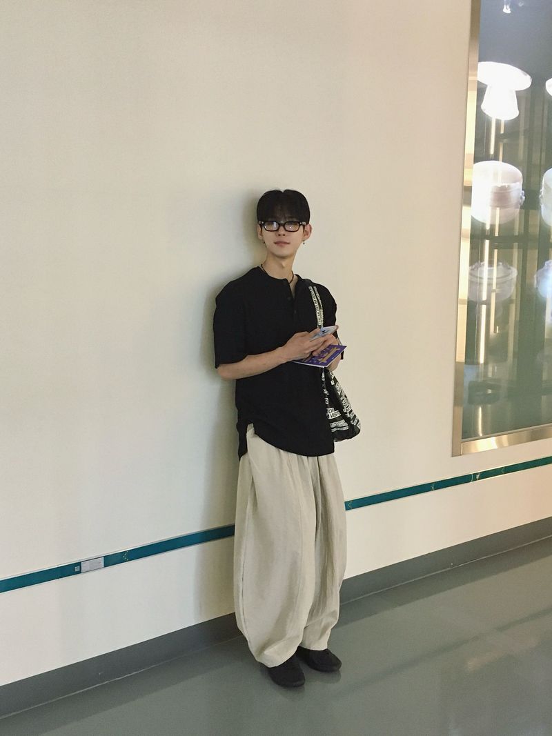 Mono Linen Wide Balloon Pants 4C