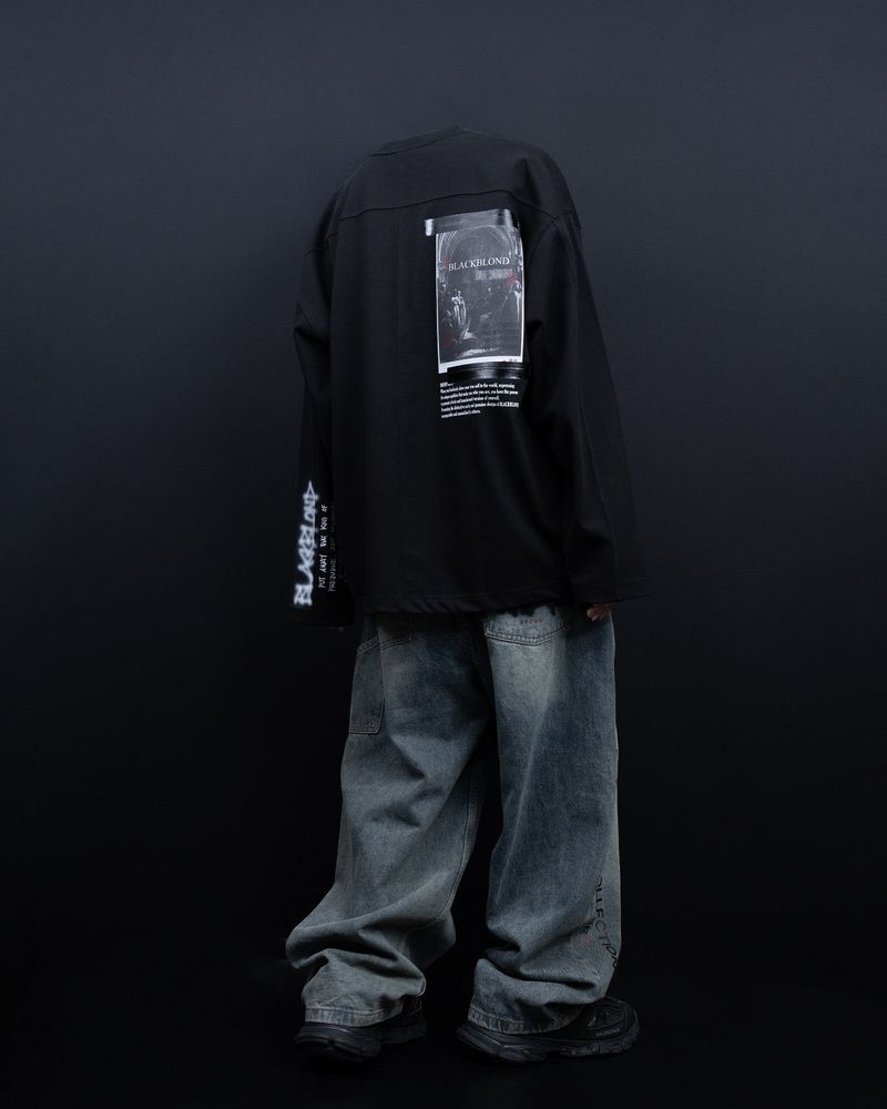 BBD 1982 ノーシンパシーロングTシャツ（ブラック）