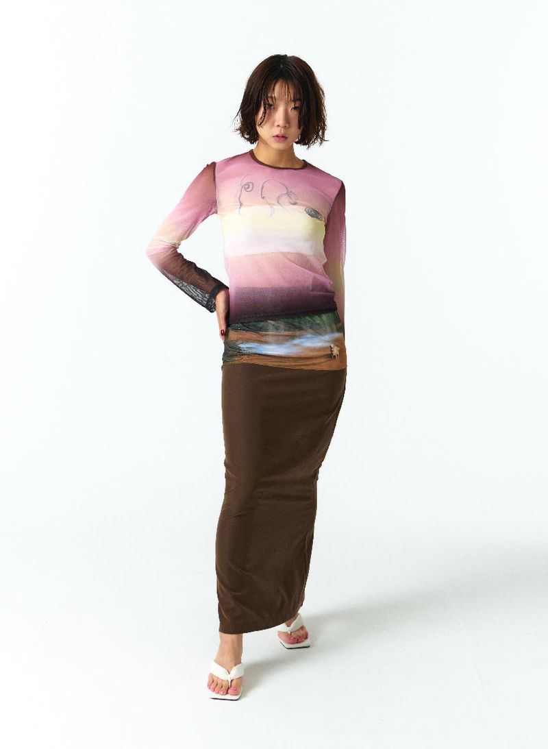 KILLING MOSQUITO MESH TOP (PINK)