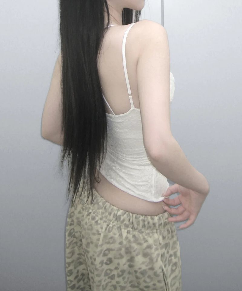 lover lace corset top (4colors)