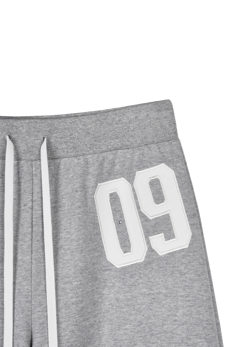 09 Numbering straight pants, Pink
