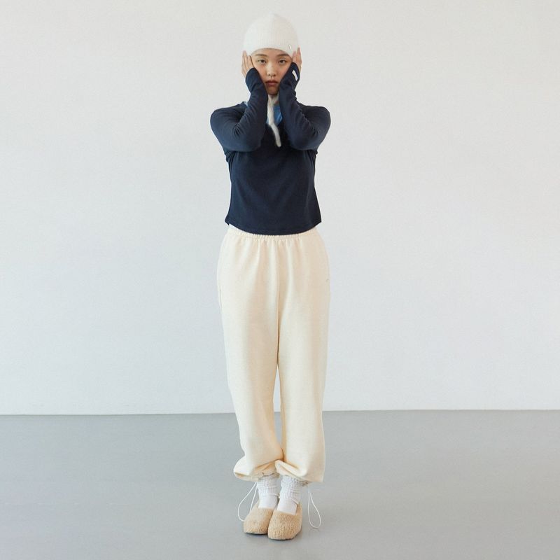 Line jogger pants_butter