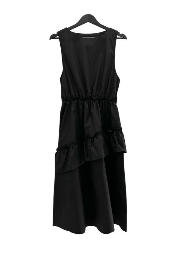 Romeli Frill Cotton Long One Piece