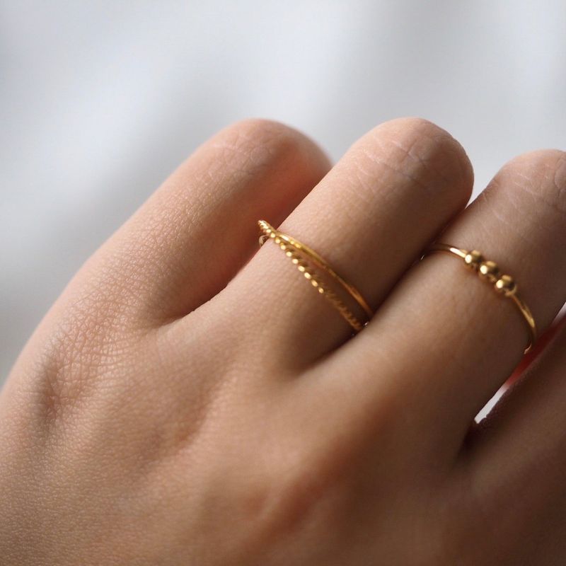 Pam Double Hoop Ring