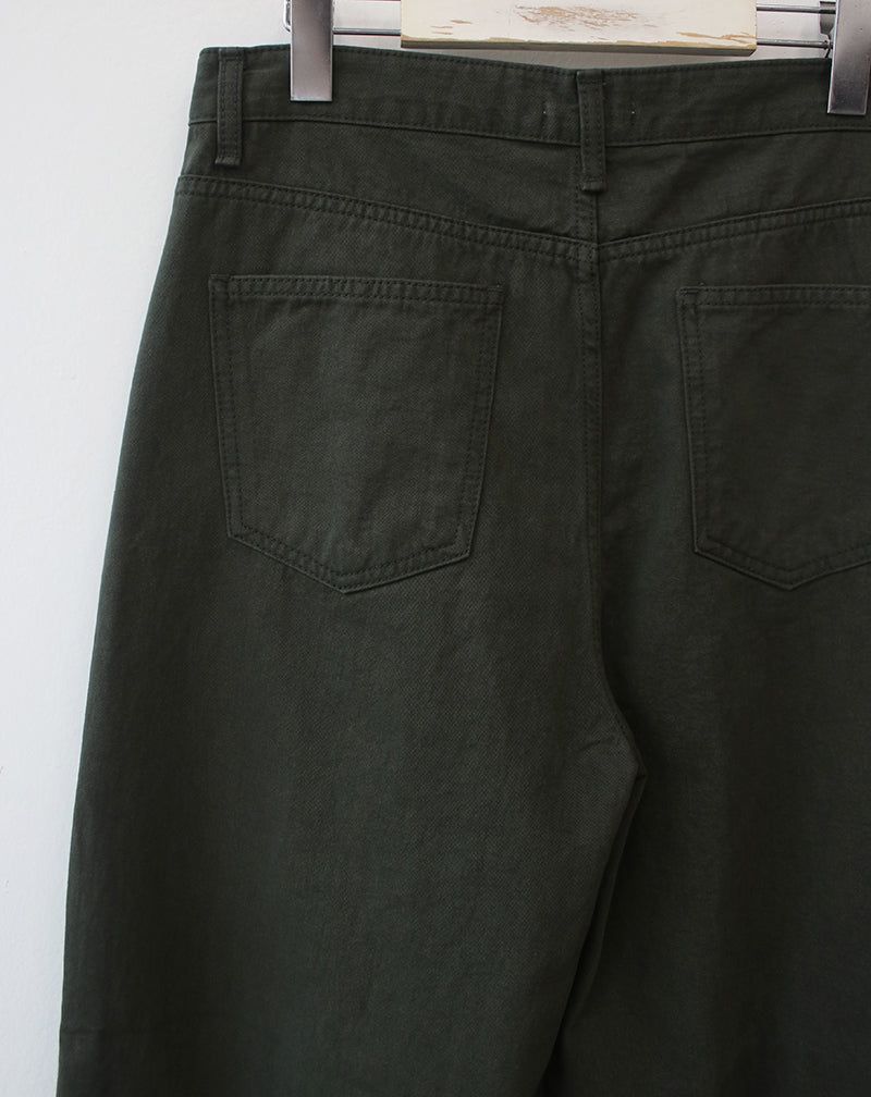 woody cotton wide pants