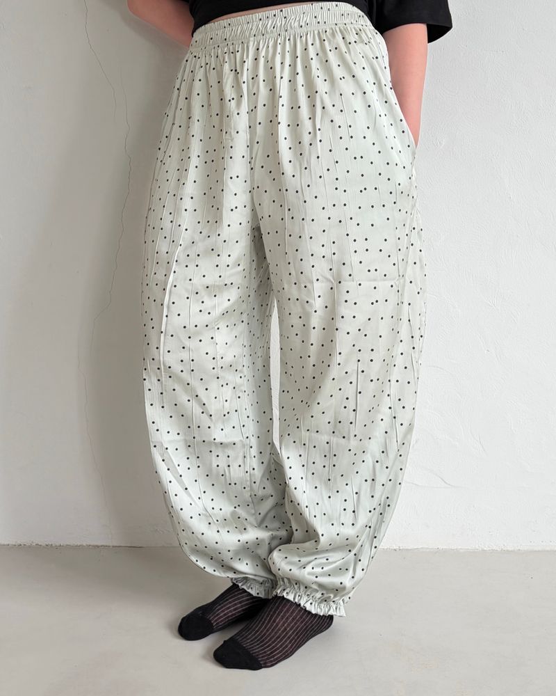 fungus(ファンガス)の「Silky Dot Pants (2colors)(Pants)」