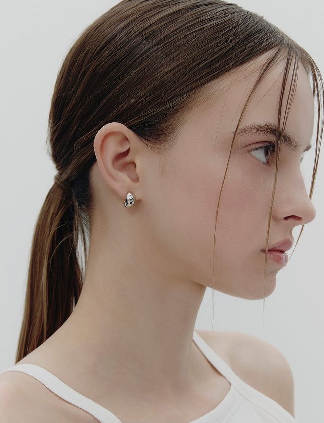 26SS★ Truvion Hoop Earrings