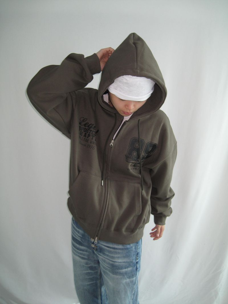 1976 Overfit Hood Zip-Up (3C)