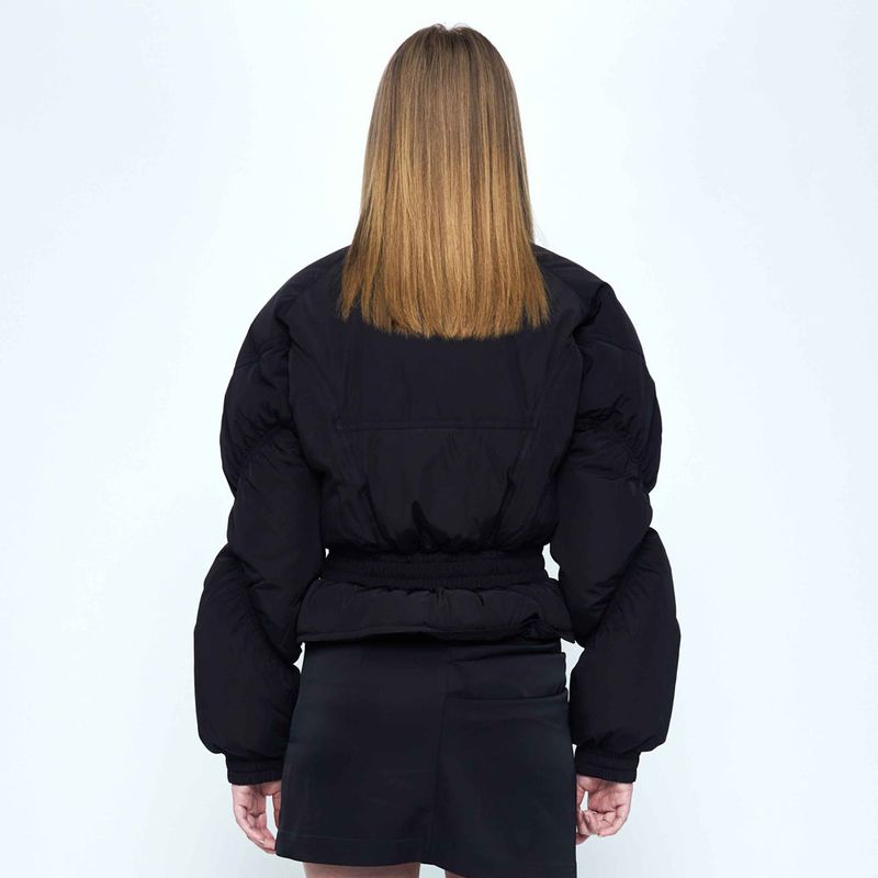 Double Layered Goose Down Jacket _ Black