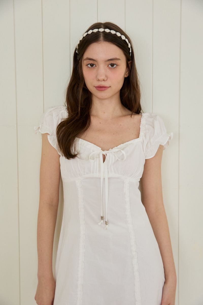 PETITE PUFF FRILL DRESS