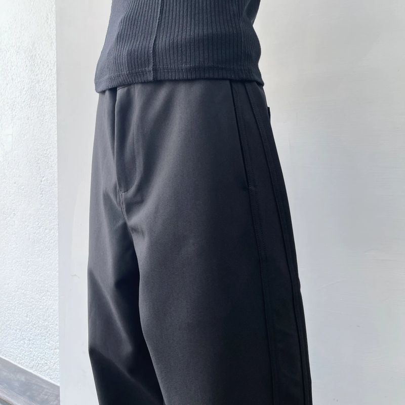 Panel Line Wide Trousers