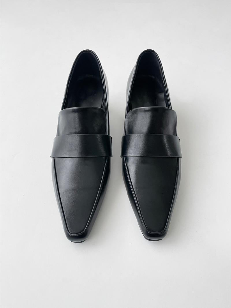 loafer middle heel