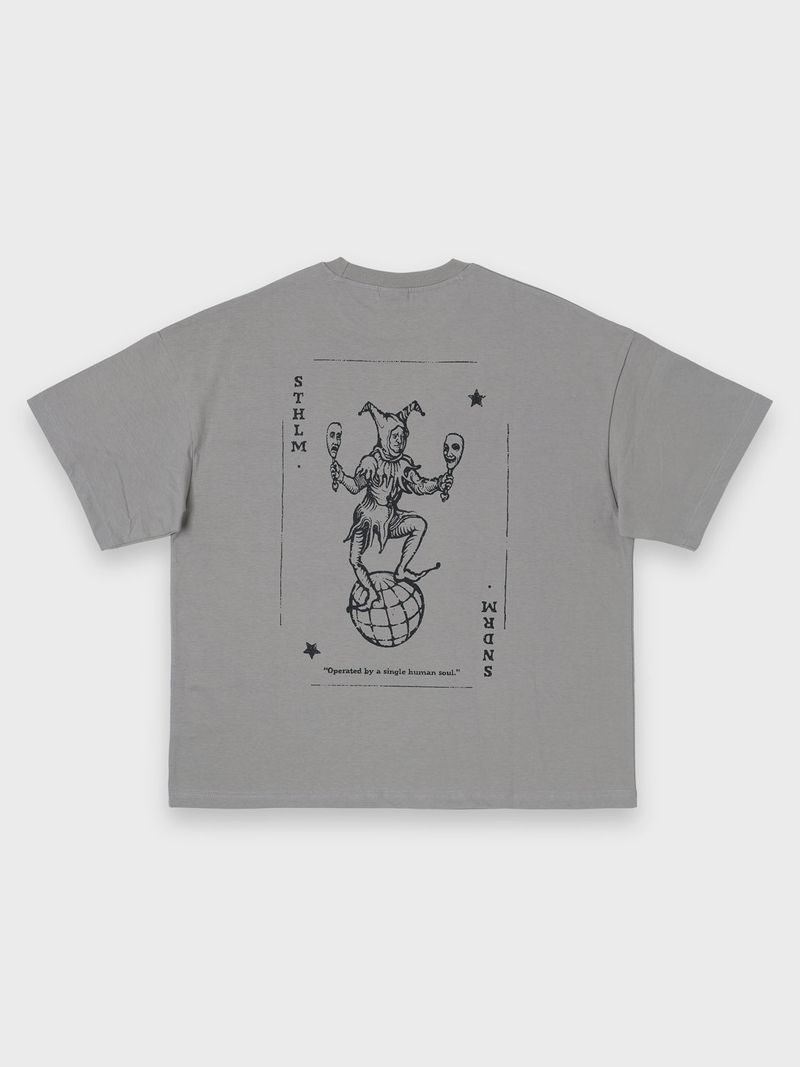 stockholm syndrome（ストックホルムシンドローム）の「ジョーカーTシャツ - グレー（トップス）」