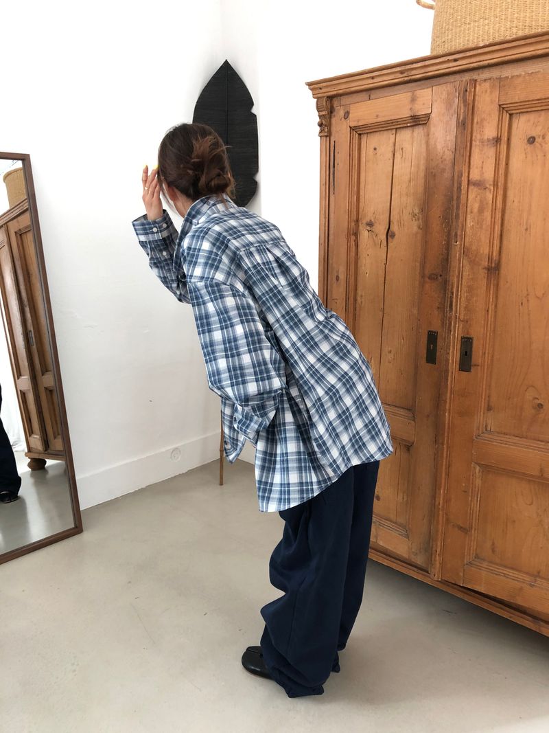 DAILY STRAIGHT COTTON PANTS
