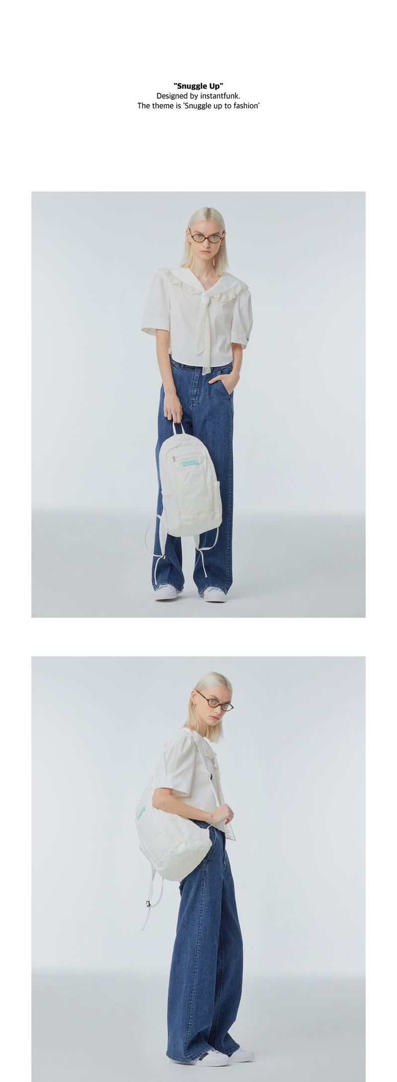 Lace tiny backpack