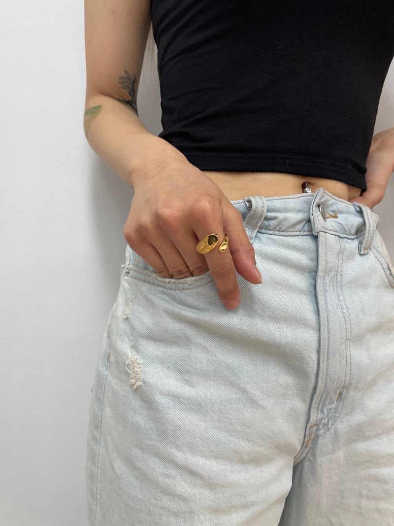 no.44 ring gold (#13 freesize)