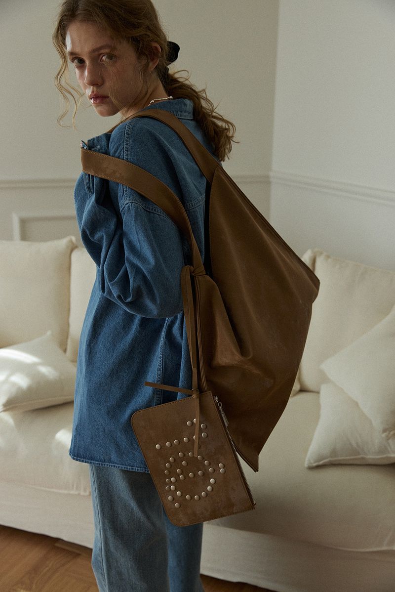 MADE_halo Square Bag (Large)/ BEIGE