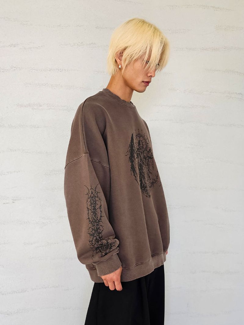 VENTIQUE Pigment Gabriel Sweatshirt 3colors