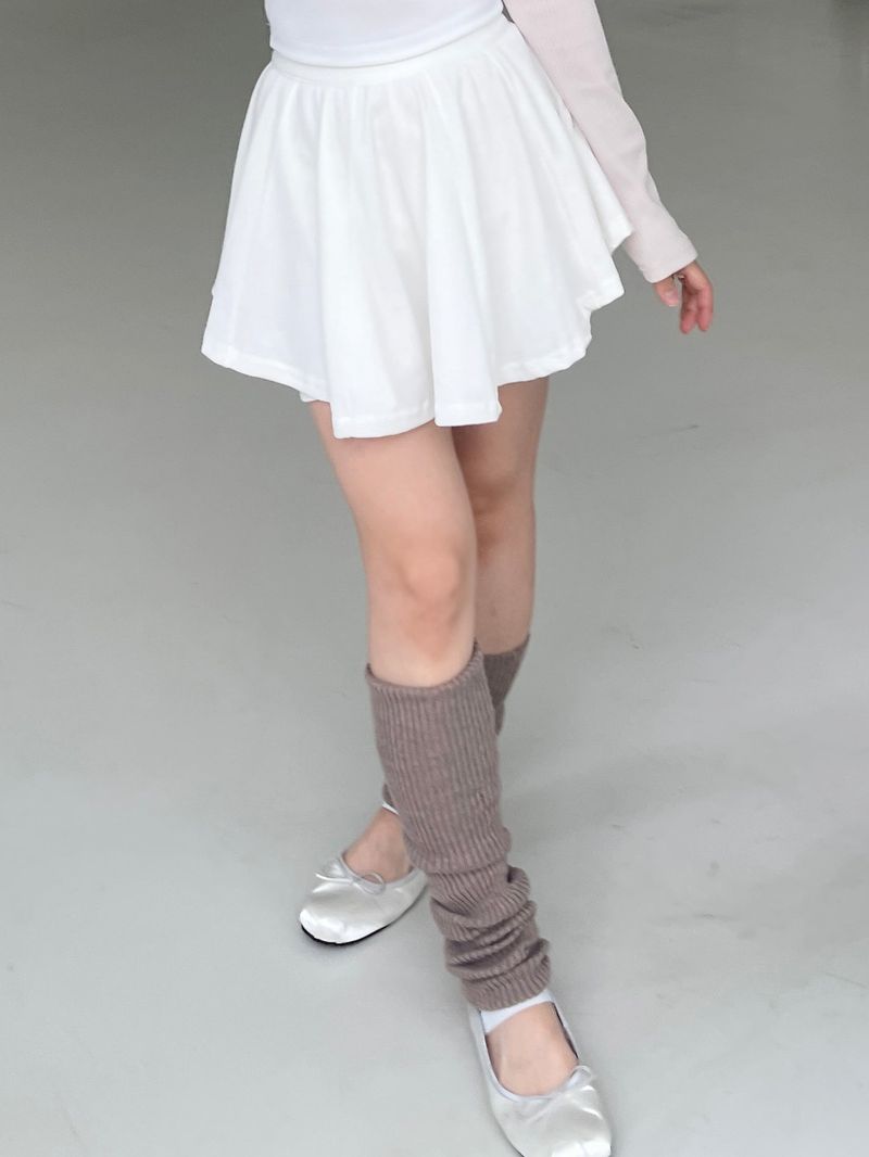 Romantic flared ballet pantskirt