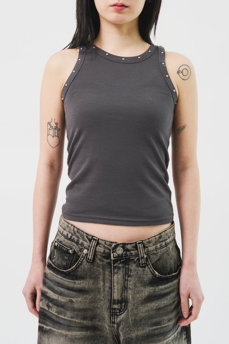 (W) Ben Stud Sleeveless (3color)