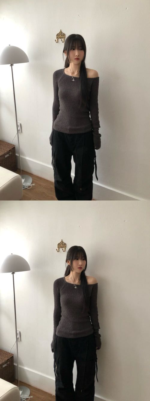 Powder Buckle Warmer knit(3 colors)