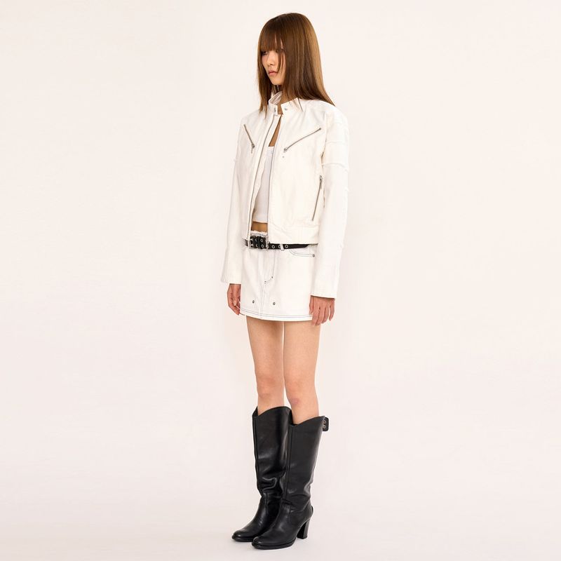 RockChic Mini Skirt(White)